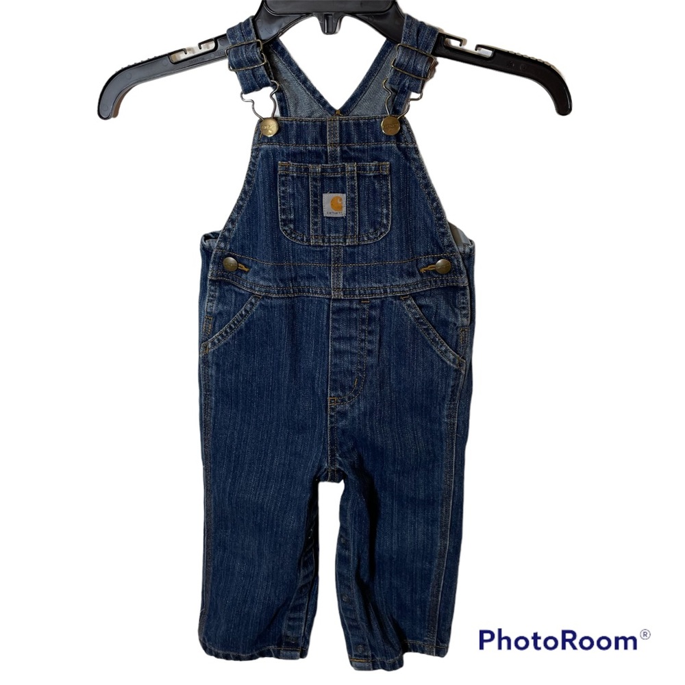 Carhartt Kids Denim Overalls - Blue
